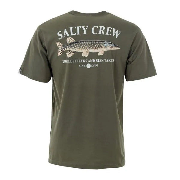 T Shirt SALTY CREW Euro Pike Premium Dusty Olive