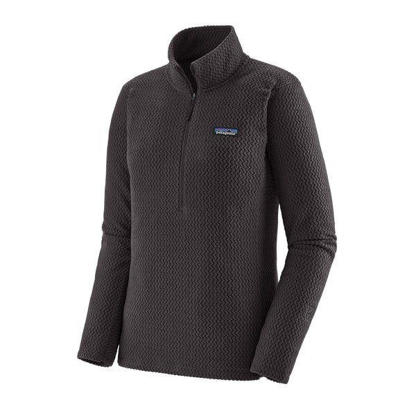 PATAGONIA Women's R1 Air 1/2 - Zip Neck Technical Fleece Pullover (BLK)