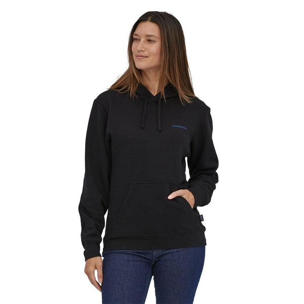 PATAGONIA SWEAT Boardshort Logo Uprisal Fleece Hoody (INBK)