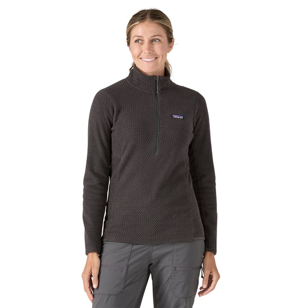 PATAGONIA Women's R1 Air 1/2 - Zip Neck Technical Fleece Pullover (BLK)