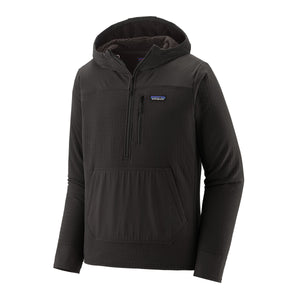 PATAGONIA Men's R2 TechFace Fleece-Lined Pullover (BLK)