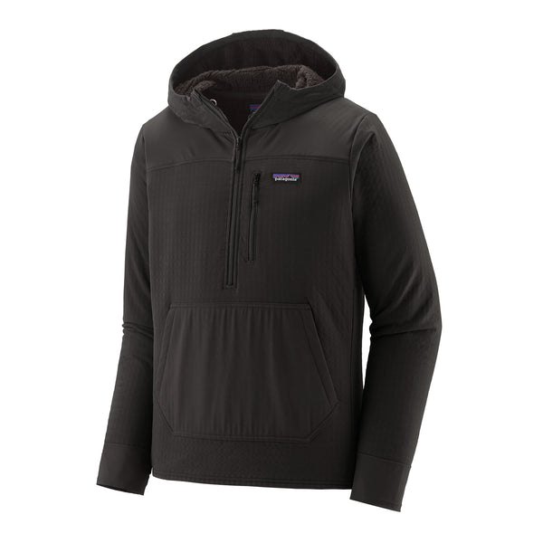 PATAGONIA Men's R2 TechFace Fleece-Lined Pullover (BLK)