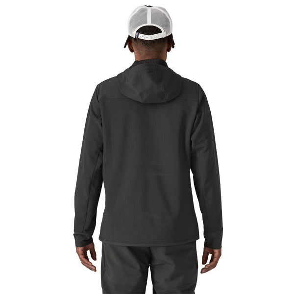 PATAGONIA Men's R2 TechFace Fleece-Lined Pullover (BLK)