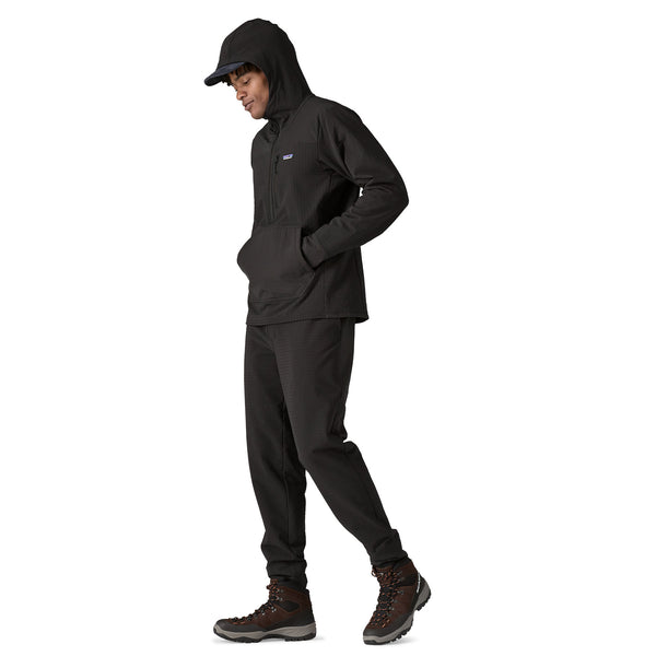 PATAGONIA Men's R2 TechFace Fleece-Lined Pullover (BLK)