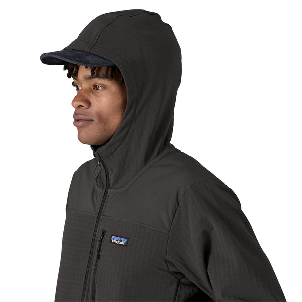 PATAGONIA Men's R2 TechFace Fleece-Lined Pullover (BLK)