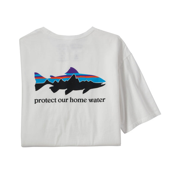 PATAGONIA T-SHIRT Men's Home Water Trout Organic (WHI)