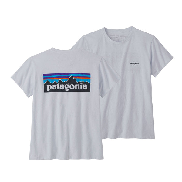PATAGONIA Women's P-6 Logo Responsibili-Tee (WHI)