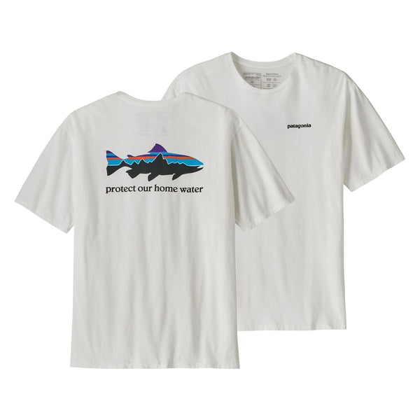 PATAGONIA T-SHIRT Men's Home Water Trout Organic (WHI)