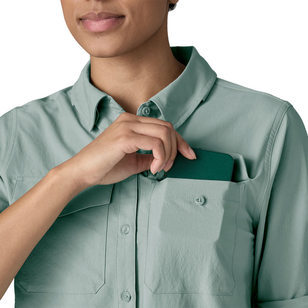 Chemise PATAGONIA Women's Long sleeved self guided Sun (TMBL)