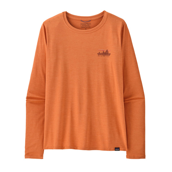 T shirt PATAGONIA Women's Long Sleeved Capilene Cool Daily Graphic (SKMX)