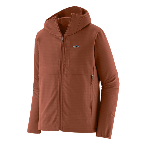 PATAGONIA Men's R1 TechFace Fitz Roy Trout Hoody (SIBR)